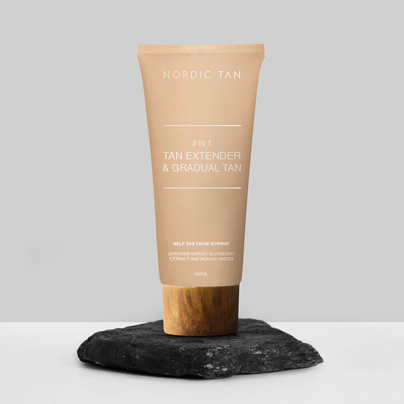 Nordic Tan Tan Extender & Gradual Tan – itseruskettava vartalovoide 200 ml