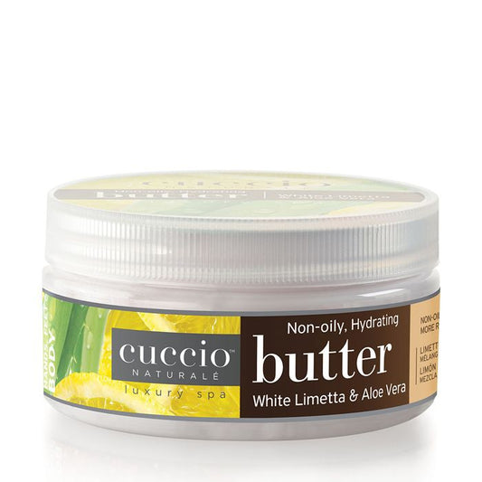 Cuccio Naturalé Butter Blend White Limetta & Aloe Vera kosteusvoide 226 g