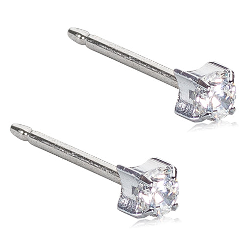 Blomdahl Tiffany CZ 3mm - korvakorut