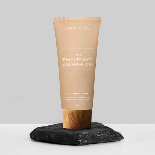 Nordic Tan Tan Extender & Gradual Tan – itseruskettava vartalovoide 200 ml