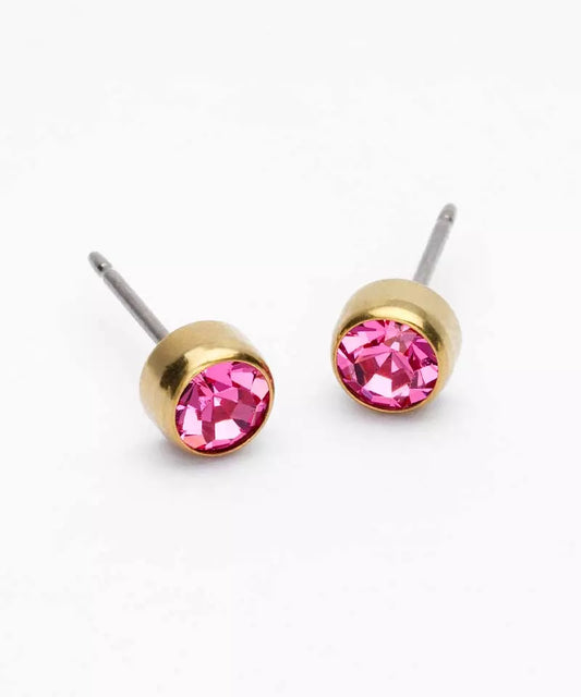 Blomdahl Golden Titanium Pendant Round Curved 15 mm