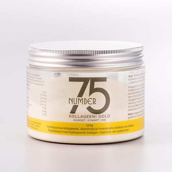 NO75 Kollageeni Gold – 100 g – hiukset, kynnet, iho