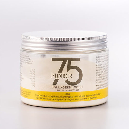 NO75 Kollageeni Gold – 100 g – hiukset, kynnet, iho